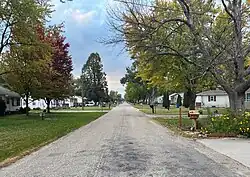 Residential street In Washburn