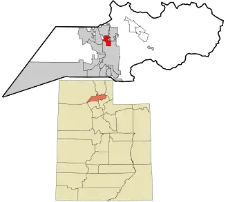 Location within Weber County and the State of Utah