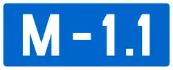 M-1.1 highway shield}}
