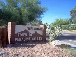 Welcome sign