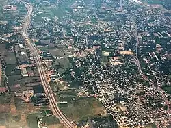 An aerial view of Poonamallee