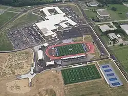 West Clermont High School aerial view