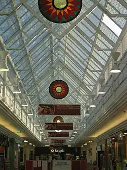 The interior of Westfield Whitford City in 2006, where the former Target discount-department store is at the end.