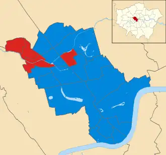 Westminster 2006 results map