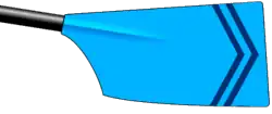 Image showing the rowing club's blade colours