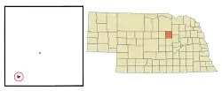 Location of Ericson, Nebraska