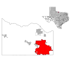 Location in the state of Texas