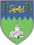 St. Kevin's Church on the coat of arms of County Wicklow