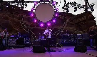 Widespread Panic performing at Red Rocks Amphitheatre in 2010