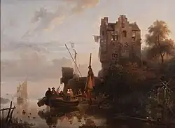 W, Nuijen, Out Boating, 1839, oil on canvas, 77 x 104&nbsp;cm, private collection