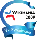 Logo of the Wikimania 2009 conference, held in Buenos Aires, Argentina