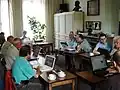 Wikipedia training at an Esperanto convention in Antwerp, May 2007