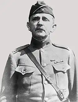 1927 black and white head and shoulders photo of Major General William C. Rivers in dress uniform and garrison cap. Cropped and edited from original.