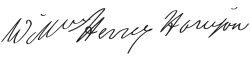 William Henry Harrison's signature