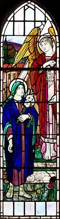 Window in St Luke's Havelock. The Annunciation.