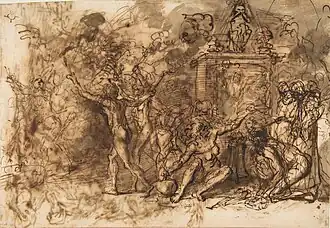 Witches' Sabbath (21.8 x 31.7&nbsp;cm.), Metropolitan Museum of Art