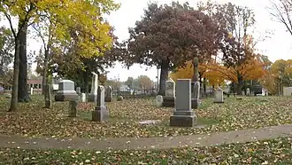 Woodlawn Cemetery in Carbondale