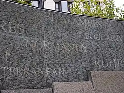 Colour photo of a memorial
