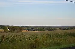 Farmland northwest of Millbrook