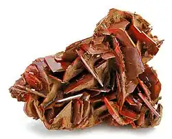 Wulfenite from Jianshan Mine, Xinjiang, China