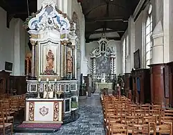 Interior of the church