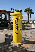 Post box in Lanzarote, (Canary Islands), Spain
