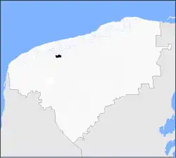 Municipal location in Yucatán