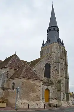 The church in Yèvres