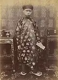 Young emperor Thanh Thai in 1892