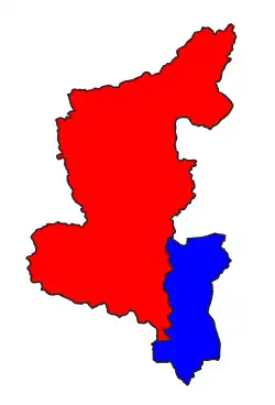 Ywangan Township (red) in the Danu Self-Administered Zone