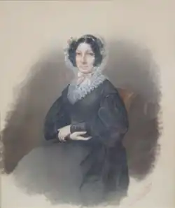 Portrait of a seated woman, pastel private collection[13]