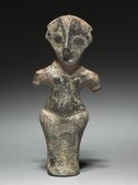 Female figure; by Vinča culture from Serbia; 4500-3500 BC; fired clay with paint; overall: 16.1&nbsp;cm; Cleveland Museum of Art (Ohio, US)