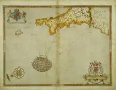 The Spanish fleet off the coast of Cornwall on 29 July 1588 (N.S.)