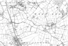 An old map of West Leake