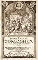 Title page of Pieter Bor: Nederlantsche oorloghen, beroerten, ende borgerlijcke oneenicheyden..., 1621